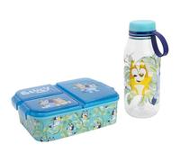 Bluey - Set di bottiglie da 650 ml, con 3 scomparti