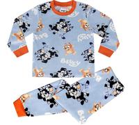 Bluey Super Morbido Pigiama a Maniche Lunghe, Bluey Blue, 8-9 Anni: 134cm, Blu