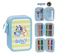 ASTUCCIO SCUOLA BLUEY MULTISCOMPARTO 3 ZIP PORTACOLORI GIOTTO - 0945