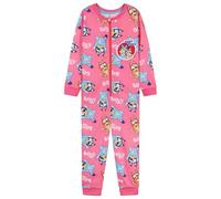 BlueY Tuta Intera Bambina con Maniche e Caviglie Risvoltate - Regalo Ragazza (Rosa, 7-8 Anni)