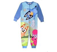 Bluey Tutina per bambini e bambine, pigiama tutto in uno, blu, età 18 mesi - 6 anni, Bluey 3, 5-6 Years