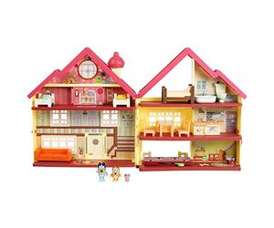 Bluey Ultimate Lights & Sounds Playhouse con Due Figure e Accessori posizionabili, Multicolore, 13 x 39 x 43.5 cm, 17348, 1 x Playset 3 x Figure 15 x Pezzi da gioco 1 x Foglio adesivo