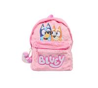 Bluey Zaino Bambini Peluche Roxy Con Chiusura Lampo Rosa One Size