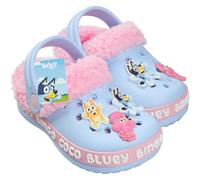 BlueY Zoccoli Bambina, Fodera in Pile Invernale e Accenti Decorativi, Slip On Ciabatte Bambino con Cinturino, Regalo Bambini (Rosa Fodera Non Sfoderabile, 29 EU)