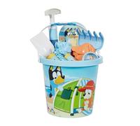 Bluey's Little Kids - Set di 9 giocattoli per sabbia e secchio, per bambini dai 3 ai 10 anni