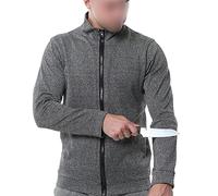 BLUEZY Gilet Anti-Coltello Nascosto, Abbigliamento Antitaglio di Livello 5, Camicia Resistente al Taglio, Gilet Anti-Coltello di Protezione di Sicurezza Leggero Tattico Unisex, Leggero L