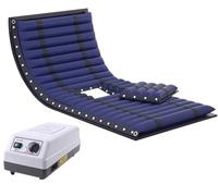 BLUEZY Materasso Antidecubito, Materasso A Pressione d'Aria Alternata con Pompa, Materassino Gonfiabile Materasso da Pressione Schiena Natica per Anziani E Pazienti Costretti A Letto A,Style 2