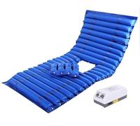 BLUEZY Materasso Antidecubito, Materasso Anti-Piaghe da Decubito, Materasso Ad Aria con Bolle Alternate E Pompa Regolabile, Impermeabile Traspirante Materasso per La Cura degli Anziani C