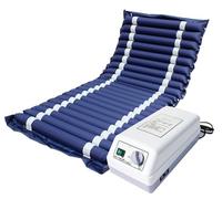 BLUEZY Materasso Antidecubito per Anziani Materasso A Pressione d'Aria Alternata con Pompa, Funzione di Getto d'Aria A Micro Fori,190×90Cm, Impermeabile Traspirante Sdraiato sul Letto
