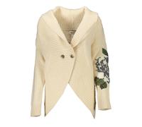 Blugirl Beige Acrylic Women Cardigan - XL