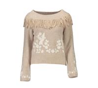 Blugirl Beige Viscose Women's Sweater - XL