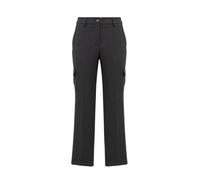 Blugirl pantaloni cargo in tessuto cady grigio 42