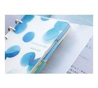 BLUGUL Trasparente A5 Divisori, 6 Fori, A5 Dividers, Acquerello 10pcs