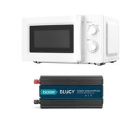 BLUGY Pack microonde 20 litri + inverter 1500W, 24V, automotive, camper