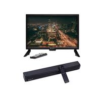 BLUGY Pack Smart TV 19" 12 V HD + soundbar Bluetooth, camper, vanlife