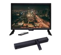 BLUGY Pack Smart TV 24" 12 V Full HD + soundbar Bluetooth, camper, vanlife