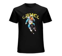 BLUJAQ Joe Camel Dirt Bike Supercross Vintage T-Shirt Graphic Printed Mens Black Mens Unisex Tee XL