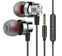 Blukar KM9203-EP Auricolari in-ear HD con microfono ad alta sensibilità, controllo del volume e isolamento dal rumore - Nouvo
