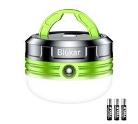 Blukar Lampada Campeggio, LED Luce Campeggio Portatile, 3 Modalità & Base Magnetica, Lampada per Tende Sospesa per All'aperto/Pesca/Emergenza/Interruzione di Corrente