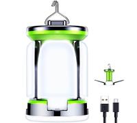 Blukar Lampada da Campeggio Ricaricabile, 60 LEDS Super Luminoso Lanterna da Campeggio Portatile - 7 Modalità Lampada per Tende per All'aperto/Pesca/Escursionismo/Emergenza/Interruzione di Corrente