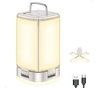 Blukar Lanterna da Campeggio LED Ricaricabile, Super Luminoso Lampada da Campeggio Portatile con 7 Modalità, Luce da Tenda Impermeabile per Escursionismo, Pesca, Emergenza, ecc