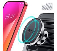 Blukar Porta Cellulare Auto Magnetico, Supporto Telefono Auto Universale per Bocchette dell'Aria, 360° di Rotazione Compatibile con iPhone 15/15 Pro/15Plus/14/13/12/11