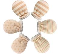 Blulu 3 Paia Guanti per Bambini Guanti per Neonati da 0 a 12 Mesi Guanti Caldi per l'Inverno