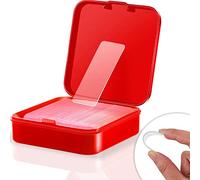 Blulu Nastro Biadesivo Multifunzionale Riutilizzabile Nastro Adesivo Trasparente per Montaggio Interno per Scatola Nastro Adesivo a Strisce Rimovibili per Ufficio (60 Pezzi, Stile Semplice)