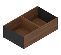 Blum AMBIA-LINE - Cornice per cassetti da cucina, larghezza 218 mm, lunghezza 371, altezza 110 mm, design in legno, noci Tennessee, 1 pezzo, organizer da cucina