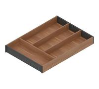 blum AMBIA-LINE portaposate | organizer cassetto premium per cucine e mobili moderni | protegge, ordina e organizza posate con chiarezza | con piedini antiscivolo | 42×30×5 cm | Noce Tennessee