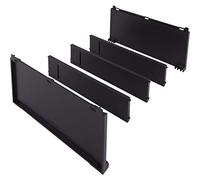 BLUM AMBIA-LINE - Set di bottiglie, larghezza 200 mm, in plastica, nero carbonio opaco