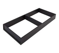 BLUM AMBIA-LINE - Telaio per cassetto, larghezza 200 mm, NL450 mm, acciaio nero carbonio opaco