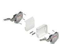 Blum Aventos HK S Tip-On 220-500 - Set di cerniere per sollevamento pesi, colore: Bianco satinato