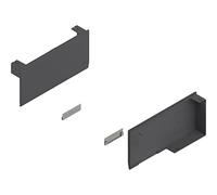 Blum Aventos HK Top - Set di tappi di copertura per Servo-Drive in plastica, colore: Grigio scuro