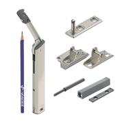 Blum Aventos HK-XS 20K1101T - Set di 8 memorizzatori con chiusura a linguetta per fronti in legno e alluminio