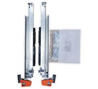 BLUM MOVENTO BLUMOTION S 766H - Binari per cassetti, 550 mm, estensione totale 70 kg, 1 paio con frizione e set di accessori di montaggio