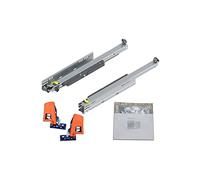 Blum MOVENTO TIP-ON 760H - Guide per cassetti, 520 mm, estensione completa, 40 kg, 1 paio, con giunto e accessori di montaggio