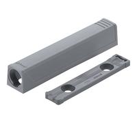 Blum Piastra adattatore TIP ON lunga, grigio platino