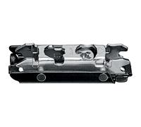 Piastra di montaggio eccentrica superiore a clip dritta