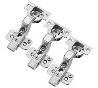 Blum Set di 3 cerniere per battuta interna 71B3750 110° con chiusura | automatica incl. piastre di montaggio con regolazione eccentrica 173H7100