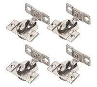 Blum - Set di 4 cerniere COMPACT per mobili, 107°, con molla da avvitare, piastra di montaggio, viti incluse, confezione da 4