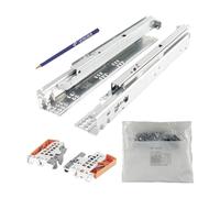 Blum Tandem - Set di estrazioni per cassetti, 500 mm, con pratica frizione Blum, portata 30 kg, 1 paio di guide per cassetti con frizione