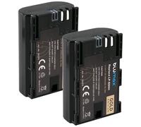 Blumax - 2 batterie compatibili con Canon LP-E6NH, 2600 mAh, LP-E6P LP-E6N LP-E6 per Canon EOS R Ra R5 II R6 II R7-5D Mark III IV - 6D 7D 60D 90D XC15