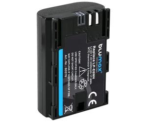 Blumax Batteria compatibile con Canon LP-E6NH, 2400 mAh, LP-E6P LP-E6N LP-E6, con sensore NTC e alloggiamento V1, per Canon EOS R R5 II R6 II R7-7D 90D