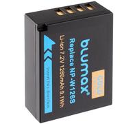 Blumax Batteria compatibile con Fujifilm NP-W126s, 1260 mAh, Fuji NP-W126 per X-A7 X-E4 X-H1 X-M5 / X-Pro3 X-T30 II X-T200 / HS50EXR X100VI
