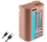 Blumax Batteria compatibile con Panasonic DMW-BLK22 |- 2600 mAh - | DMW-BLK22E con USB Type-C per Lumix DC - G9 II / GH5 II GH7 / S5 II-X/DC-S9 II S9 II