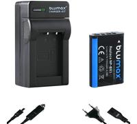 Blumax Batteria compatibile con Sony NP-BX1 [1100 mAh] + caricatore Sony ZV-1 II ZV-1 / Cyber-Shot DSC RX100 I II III IV V VI VII - CX647 - WX500