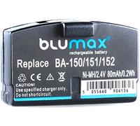 Blumax, batteria di ricambio per Sennheiser BA150, BA151, 152; 2,4 V, 80 mAh; adatta per cuffie wireless Sennheiser A200, HDI 302, HDI 380, HDR4, HDR6, HDR30