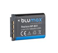 Blumax Batteria NP-BX1 NP BX1 3,7 V - Li-ion - 1090 mAh e imballaggio ecologico - compatibile con Sony RX100 III IV V FDR-X3000 DSC-RX100 DSC-HX60 HX400V HX350 HX90V HX80 DSC-H400 DSC-WX500