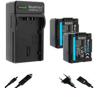 Blumax - Set professionale per panans onic VW-VBG130 (1100 mAh 100% su misura con Infochip)